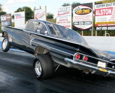 Chevy Bel Air Does A Twisting Wheelstand