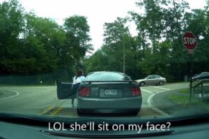 This Is What Happens When A Stripper Gets Road Rage