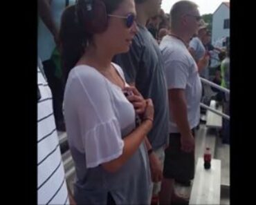 It was Her First Time Seeing a Funny Car Go Down the Track – PRICELESS!!