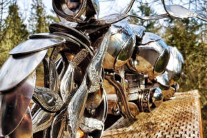 Custom Bike Made Out Of Spoons!