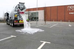 ‘Thirsty’ Concrete Will Blow Your Mind As It Soaks Up 1000 Gallons Of Water A Minute!
