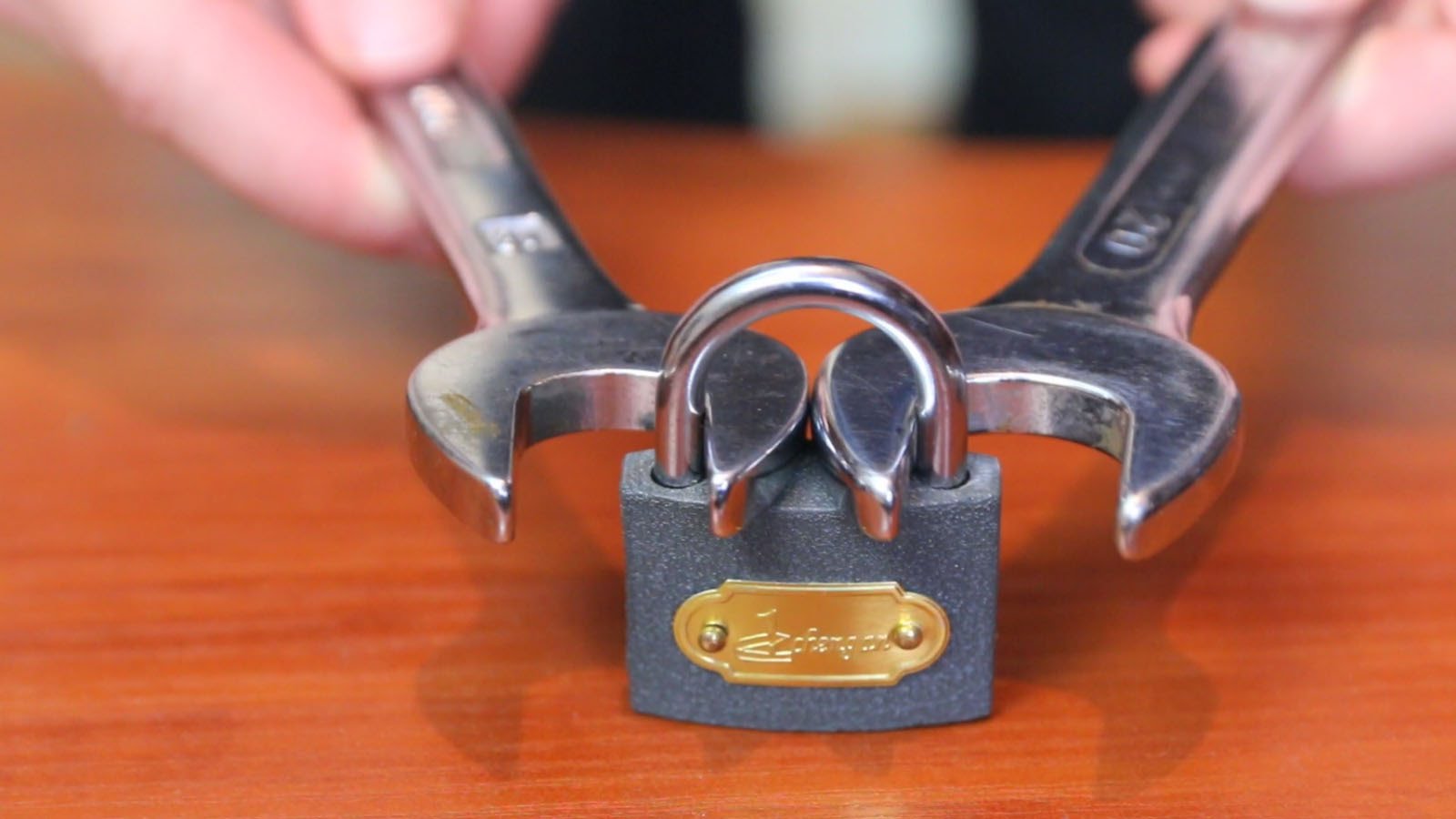 How to Open a Lock With a Nut Wrench!