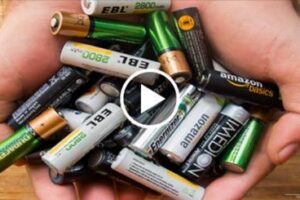 Jump Start a Car with AA Batteries!