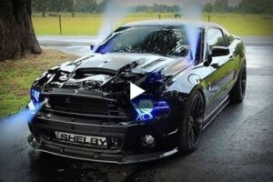 Ford Mustang Shelby Cobra Spit Nitrous!
