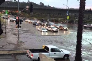 Lamborghini Fording The Flood San Diego River!