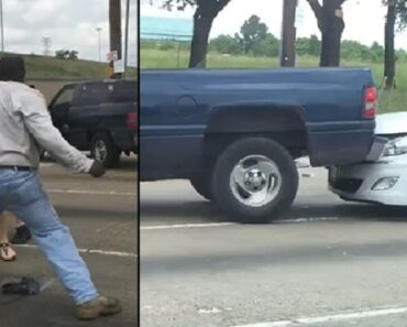 This Insane Road Rage Incident Has It All, From Punching A Woman To Purposely Crashing Into A Car!