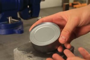 How to Open a Can without Can Opener – Zombie Survival Tip!