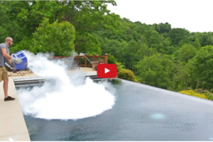 What Happens When 30 Pounds Of Dry Ice Are Dropped In A Pool?