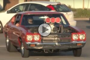 Blown Alcohol Chevelle Shows Up And Everybody Loses Their Minds!