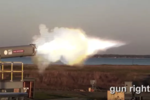 The Navy’s Giant Electromagnetic Railgun Looks Terrifyingly Powerful