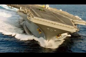 Who Knew a 100,000 Ton Aircraft Carrier Could Drift!