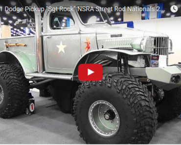 This 1941 Military 1/2 ton Dodge PickUp Truck Is A Perfect Tribute For WWII Vets