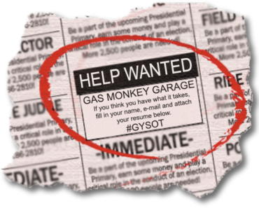 Gas Monkey Garage Is Looking For A Skilled Mechanic!