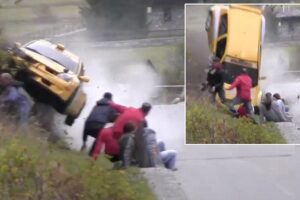 It’s a Miracle Nobody Died in this Rally Crash (VIDEO)