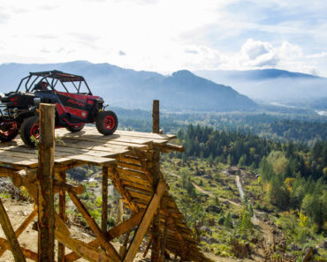 Polaris RZR Goes Wild on Man Made Track Full of Insanely Massive Jumps