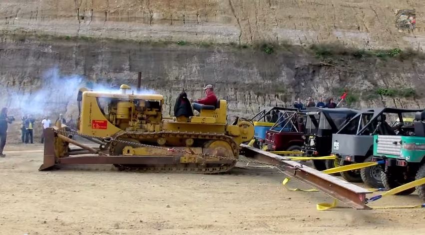 Ford vs chevy diesel tug war #4