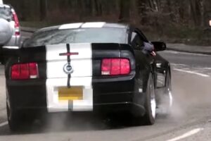 Ford Mustang Burnout Fail – Clutch Explosion!