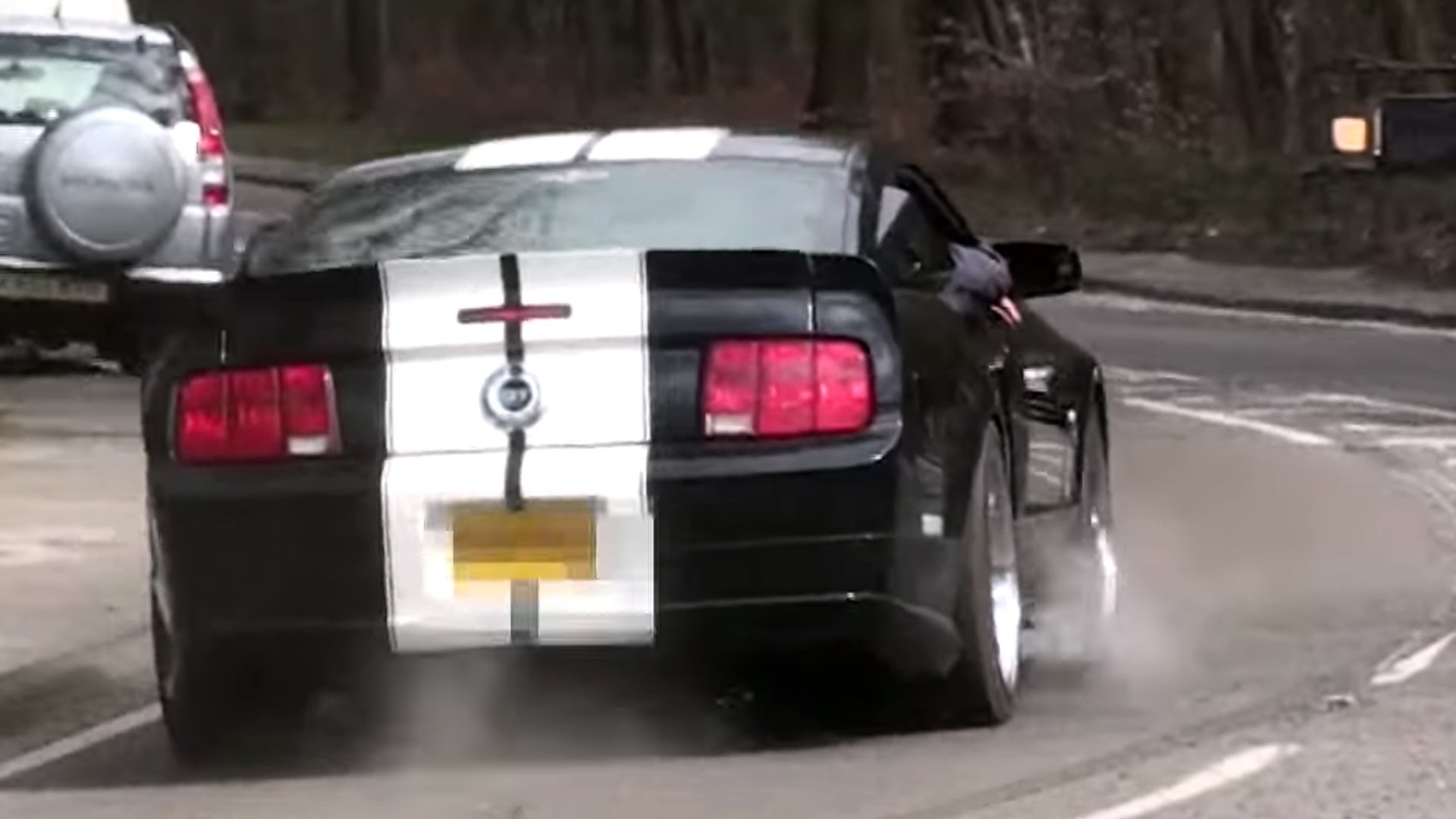 Ford Mustang Burnout Fail – Clutch Explosion