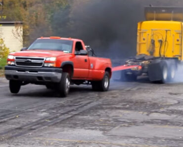 Chevy Duramax Drags a Semi Truck in Epic T.O.W. Battle!