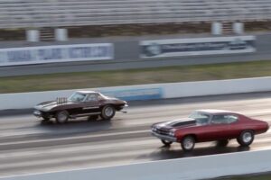 Epic Drag Battle Between 2 Classic Muscle Cars!