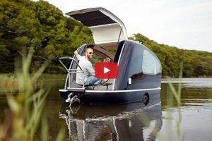Ultimate Glamping The Caravan That Floats Like a Boat