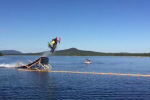 World record! First backflip on water ever!