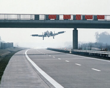 Planes Landing On Autobahn