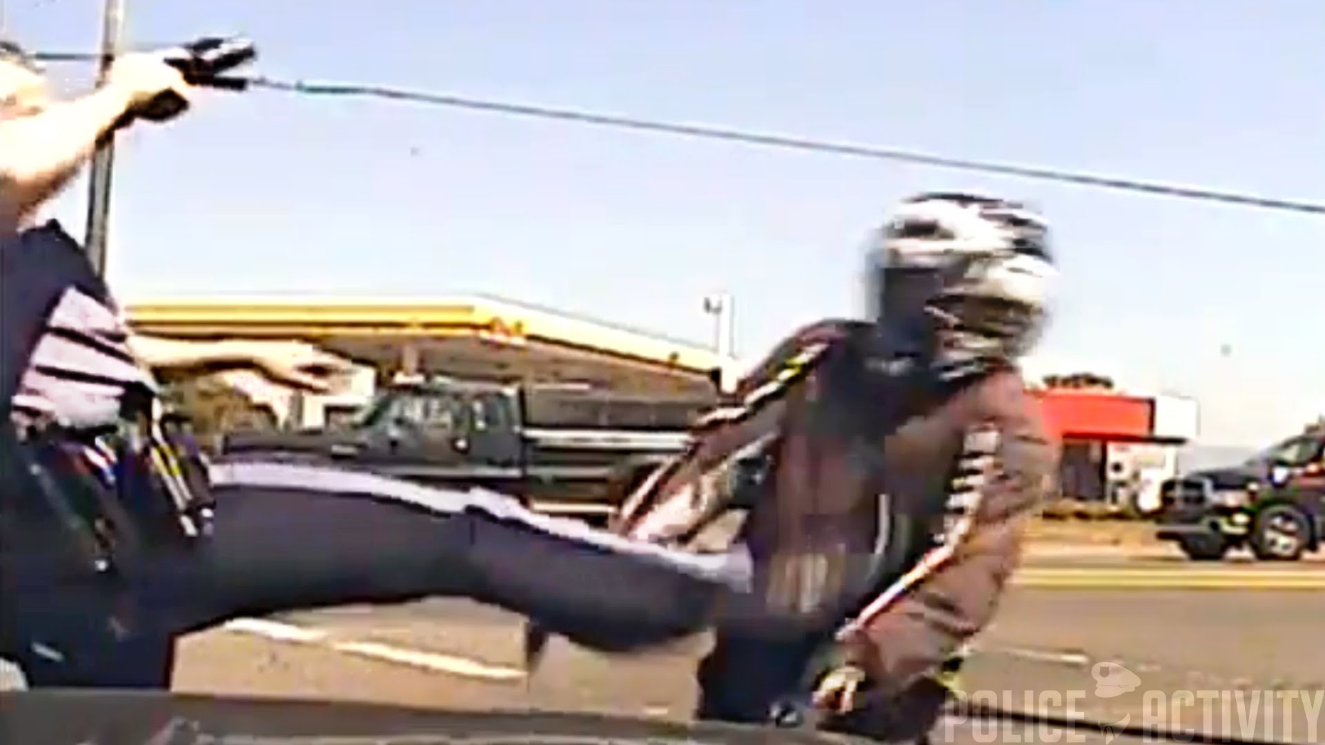 Justice is served to a biker who was the victim of police brutality!