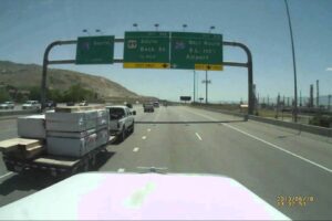 Trucker Takes out Pickup and Trailer on The Interstate