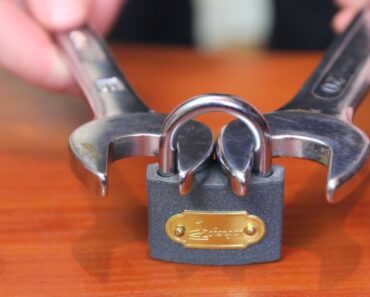 How to Open a Lock With a Nut Wrench!
