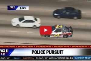 Jeff Gordon Police Chase Ends with a Surprising Twist