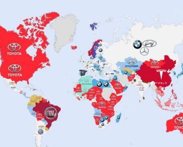 A World Map of the Most-Googled Car Brands!