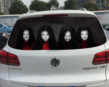 Drivers Are Using Terrifying Reflective Decals On Rear Windows To Fight Against High-Beam Users!