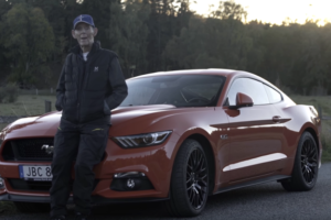 This 97 Year-Old Swedish Bad Ass Drives A 5.0-litre V8 Ford Mustang GT!