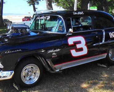 This ’55 Chevy Hot Rod Is A Badass “Dale Earnhardt” Edition Build! (VIDEO)