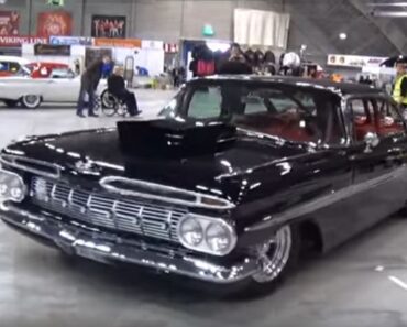 ’59 Chevy Impala 632ci Big Block – Start-up & Burnout!