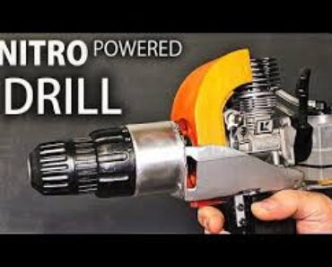 How to Make A Nitro Engine Powered DRILL