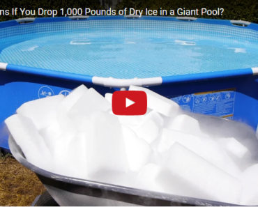 What Happens If You Drop 1,000 Pounds of Dry Ice in a Giant Pool?