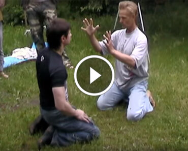 Delusional self defense guru dares martial artist to punch through his “energy shield”