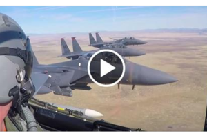 Breathtaking Aerial Footage From F-15E Strike Eagle Cockpit!